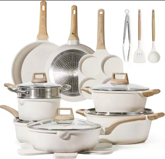 21pc Non-stick pot and pan set