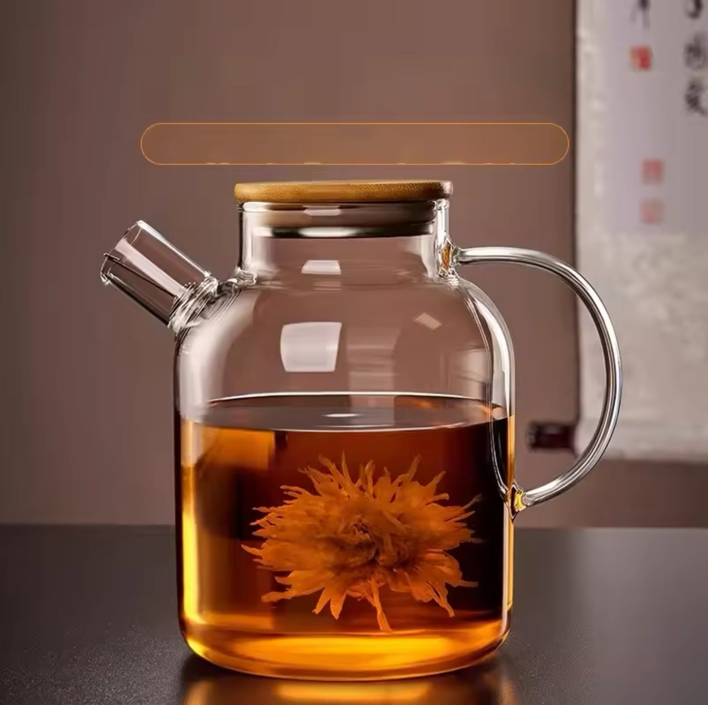 Transparent tea kettle