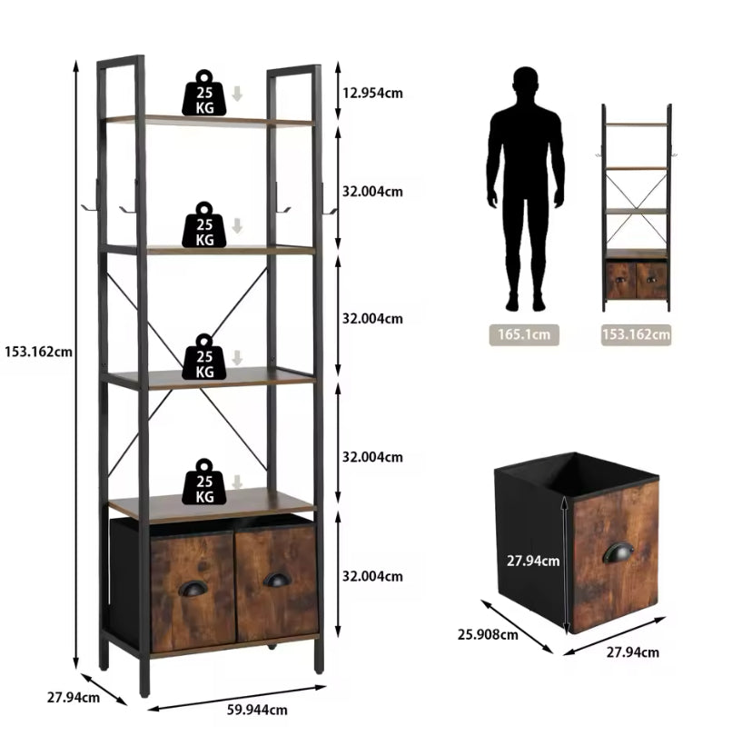 5 Tier Book shelf