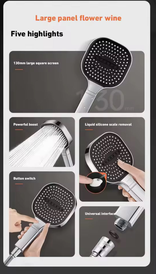 Shower head set