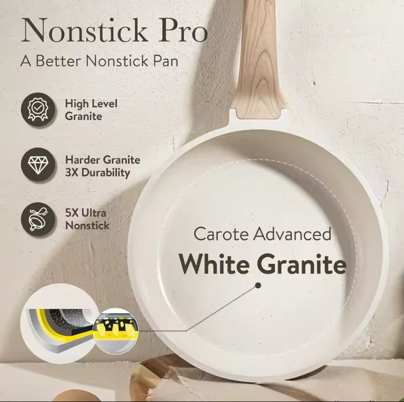 21pc Non-stick pot and pan set