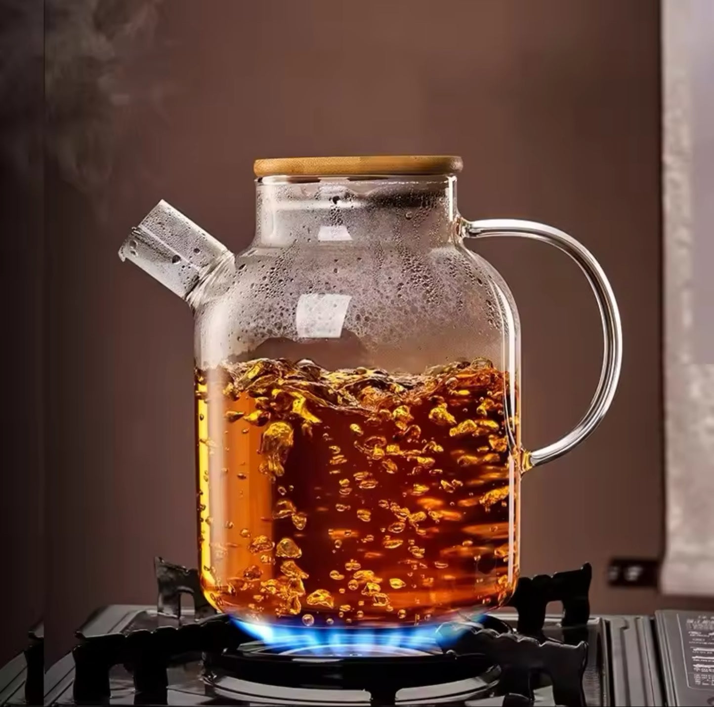 Transparent tea kettle